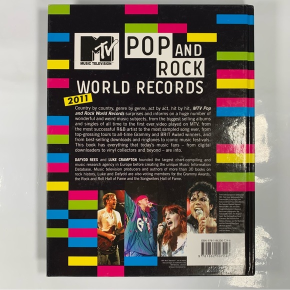 MTV Pop and Rock World Records 2011 Hardbound byLuke Crampton & Dafydd Rees - Picture 2 of 9